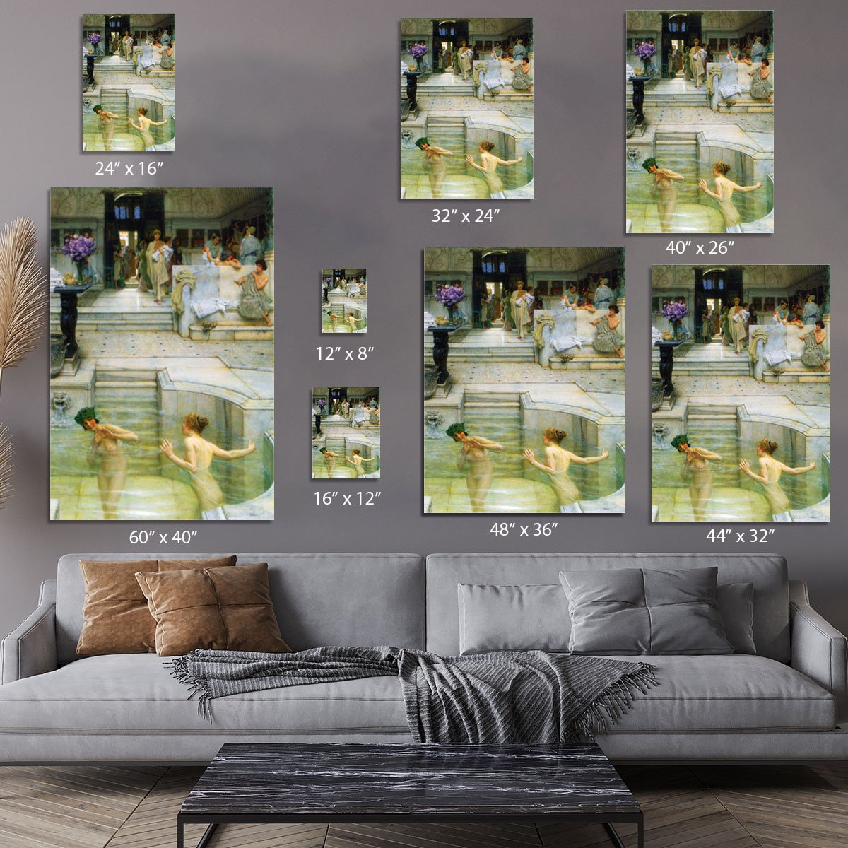 A favorite tradition by Alma Tadema Canvas Print or Poster