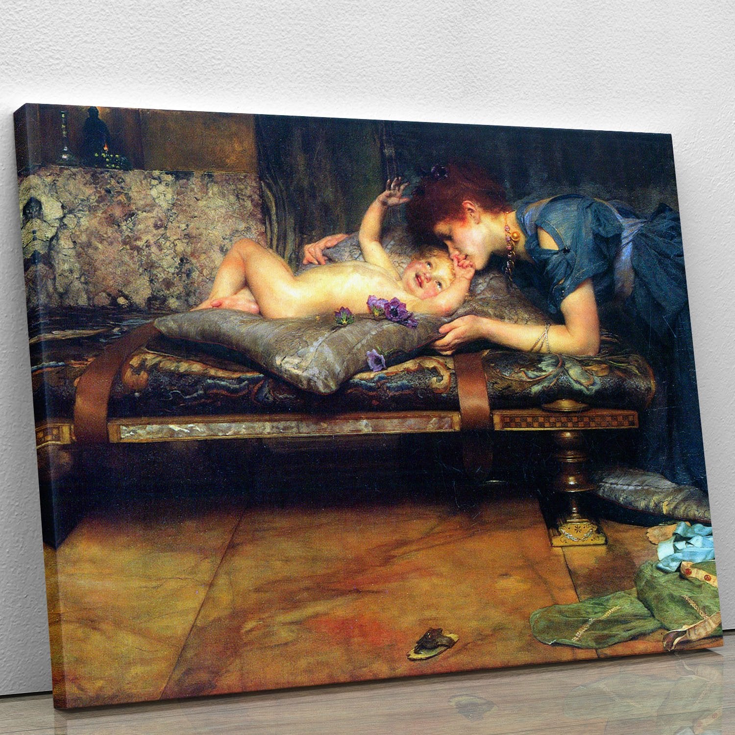 A paradise on earth detail by Alma Tadema Canvas Print or Poster