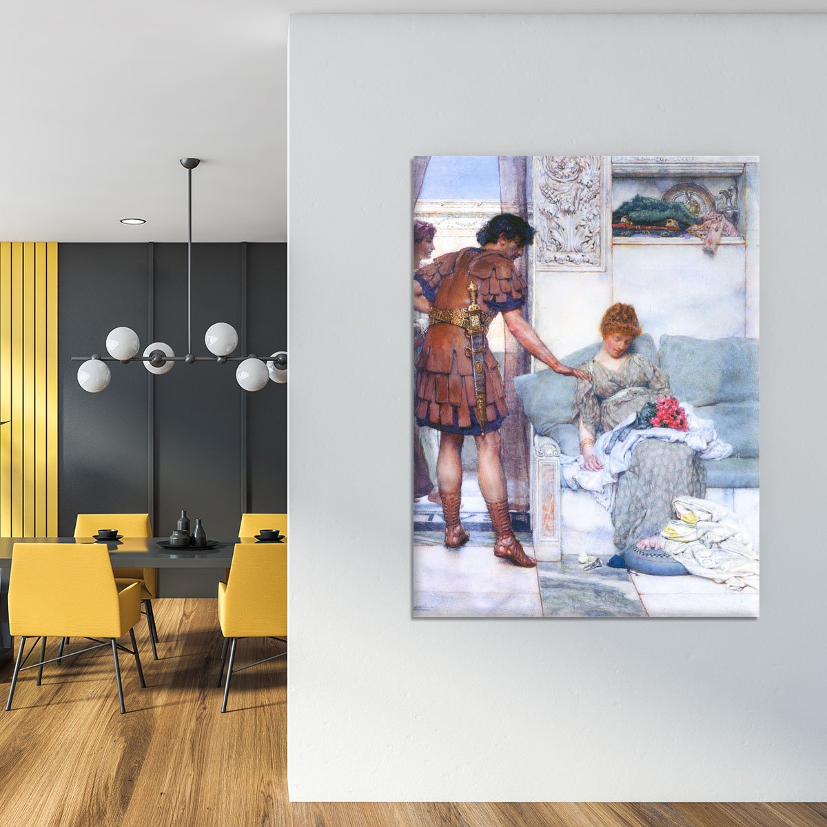 A quiet greeting by Alma Tadema Canvas Print or Poster