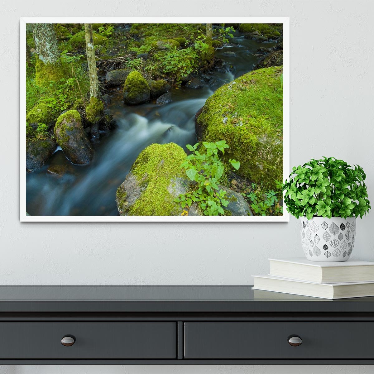 A small Framed Print - Canvas Art Rocks -6