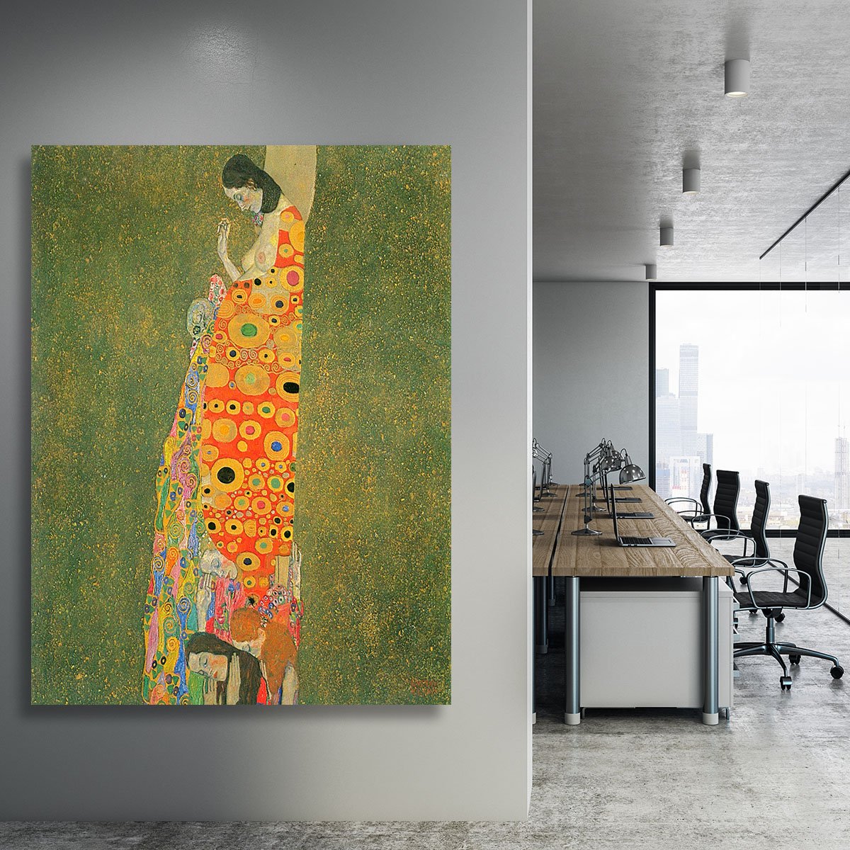 Abandoned Hope by Klimt Canvas Print or Poster