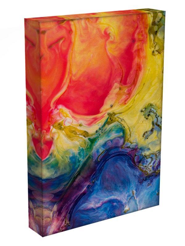 Abstract Red And Blue Canvas Print or Poster - Canvas Art Rocks - 3