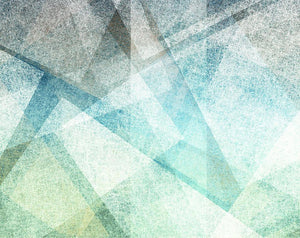 Abstract paper geometric Wall Mural Wallpaper - Canvas Art Rocks - 1