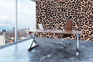Abstract texture of leopard Wall Mural Wallpaper - Canvas Art Rocks - 3