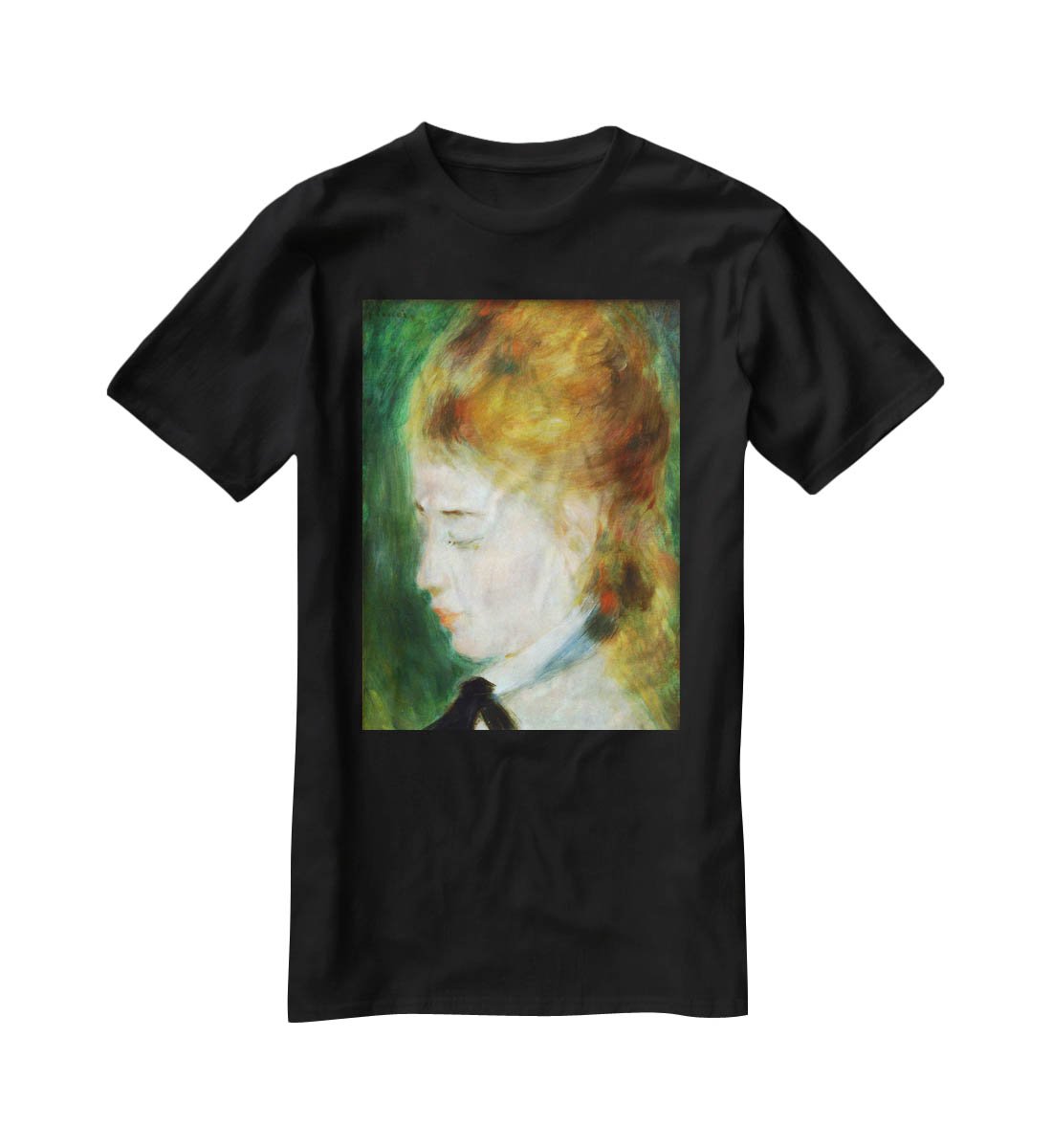 Actress Henriette Henriot by Renoir T-Shirt - Canvas Art Rocks - 1