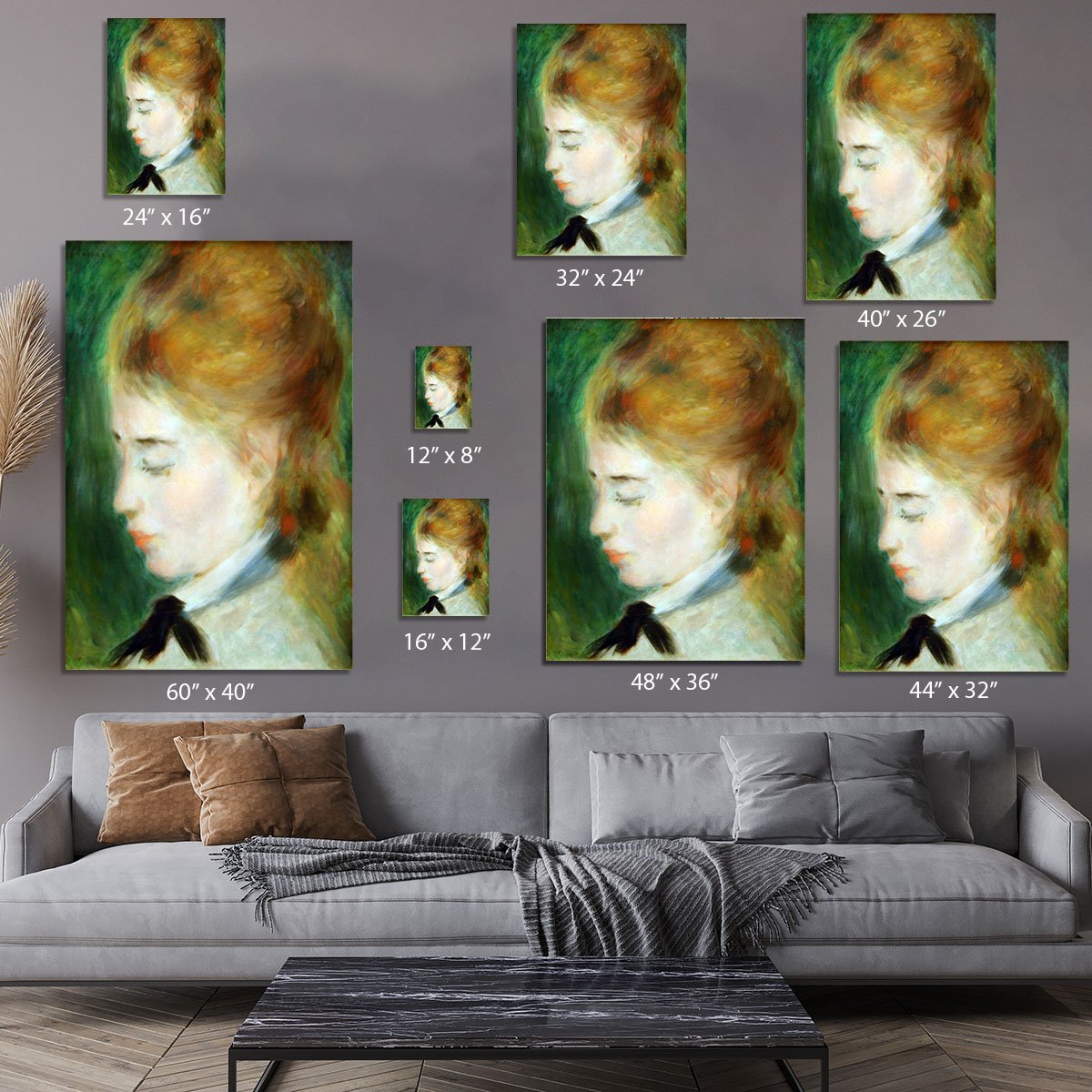 Actress Henriette Henriot by Renoir Canvas Print or Poster