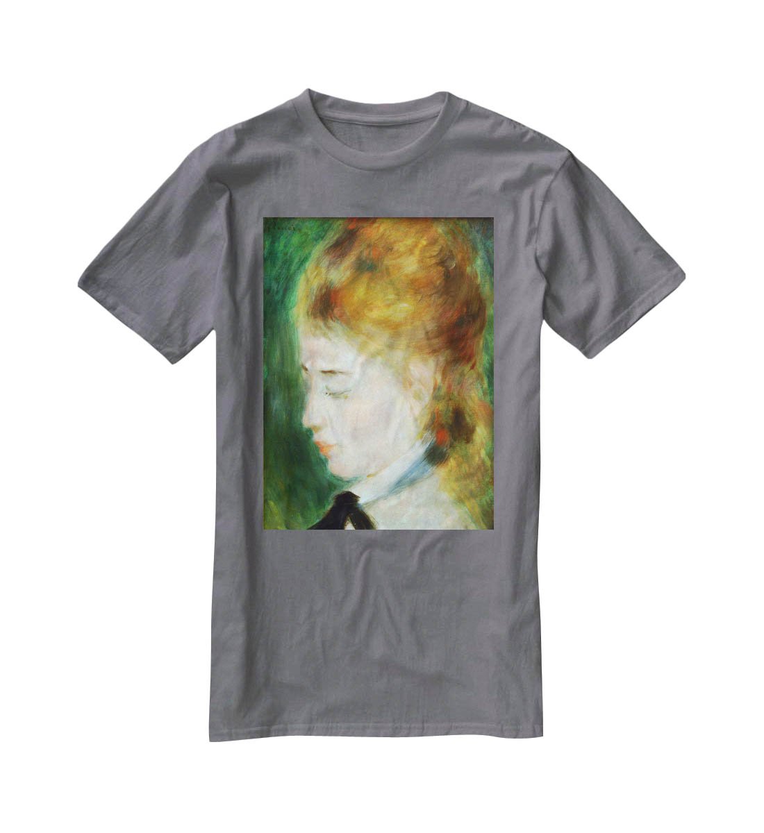 Actress Henriette Henriot by Renoir T-Shirt - Canvas Art Rocks - 3