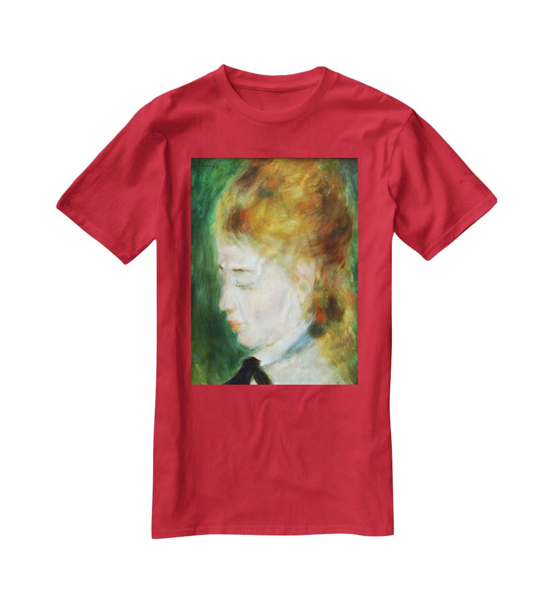 Actress Henriette Henriot by Renoir T-Shirt - Canvas Art Rocks - 4