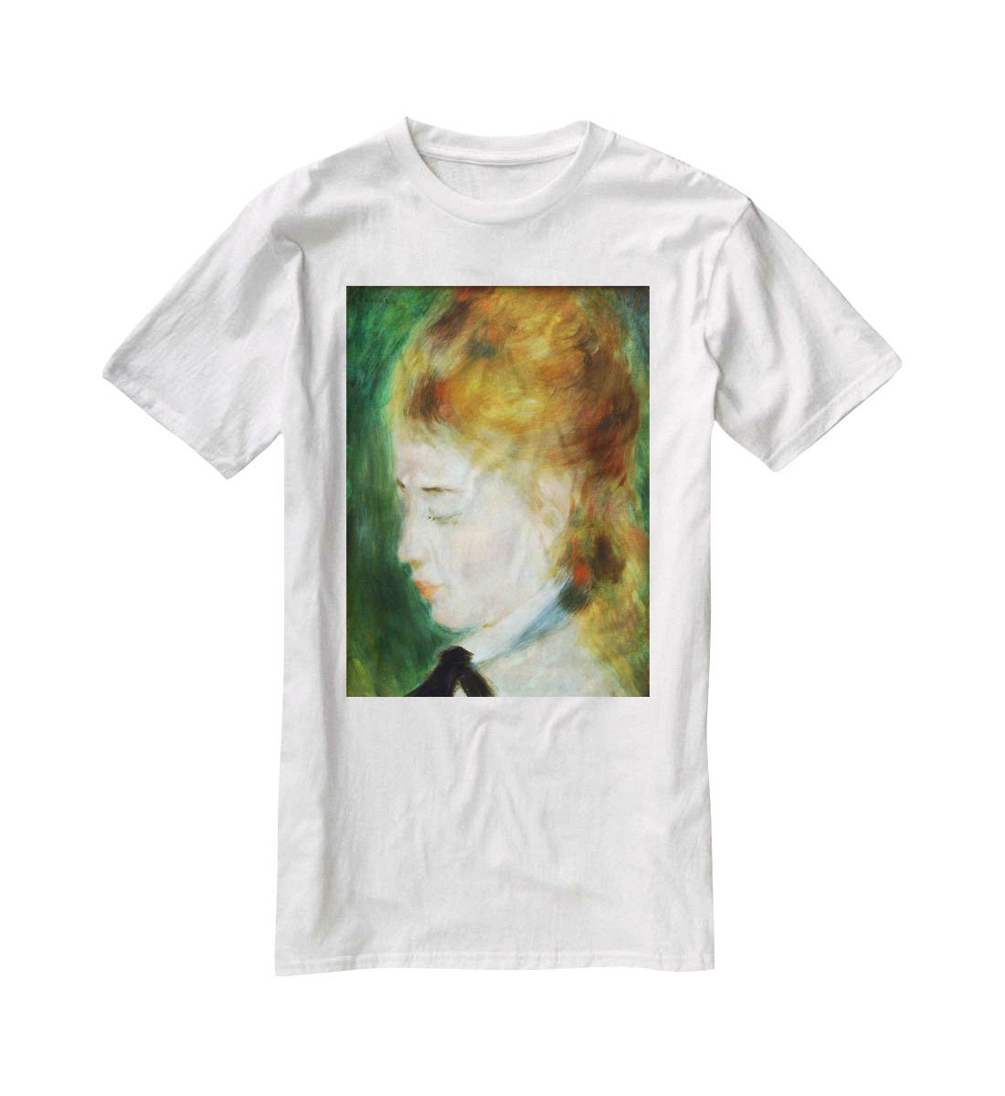 Actress Henriette Henriot by Renoir T-Shirt - Canvas Art Rocks - 5
