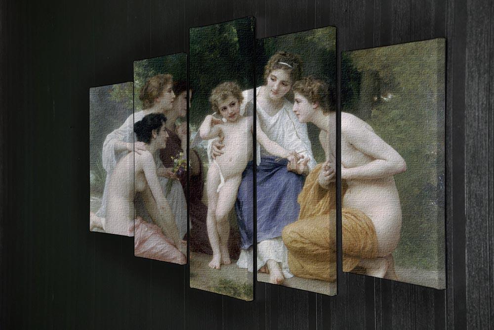 Admiration By Bouguereau 5 Split Panel Canvas - Canvas Art Rocks - 2
