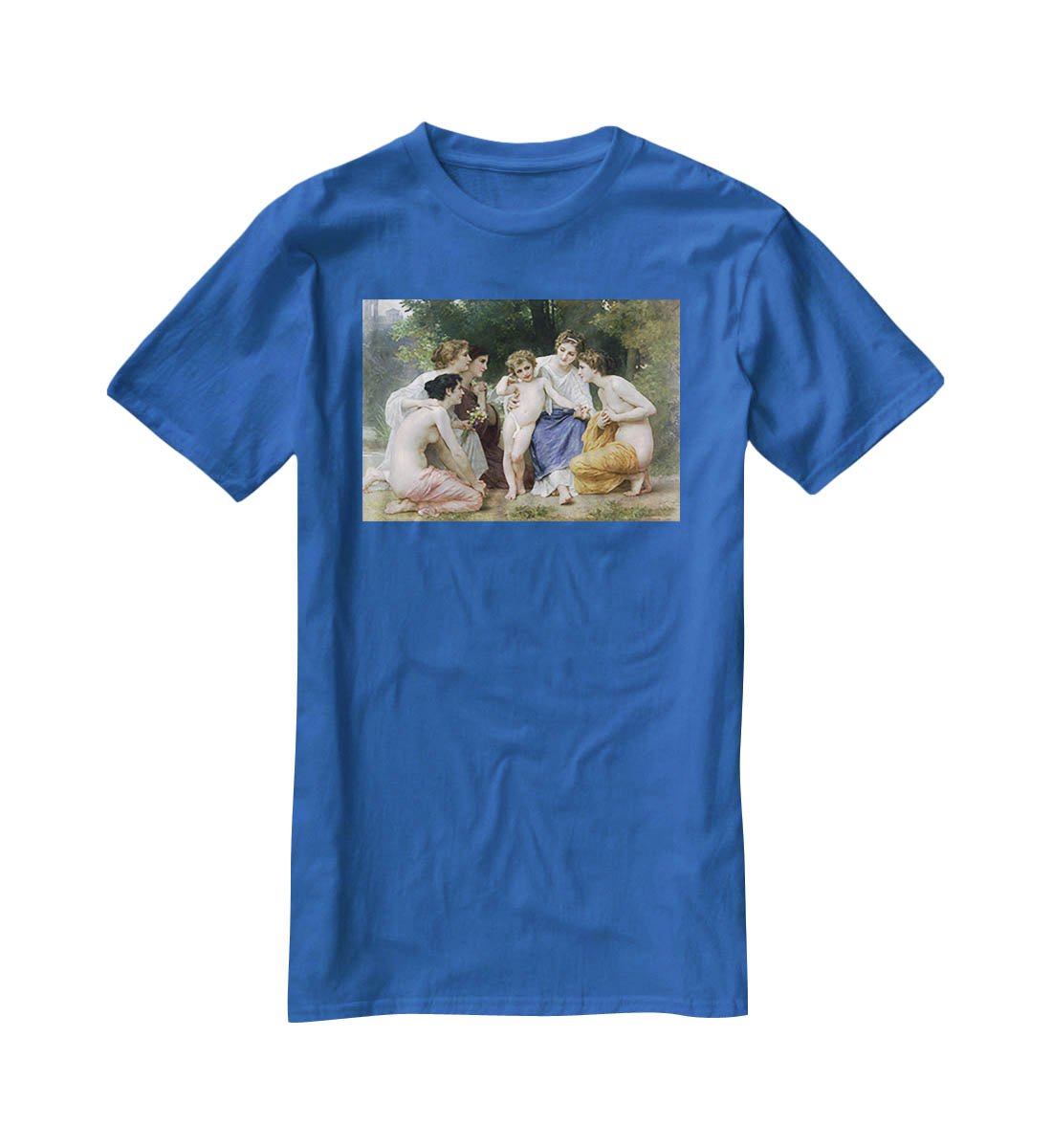 Admiration By Bouguereau T-Shirt - Canvas Art Rocks - 2