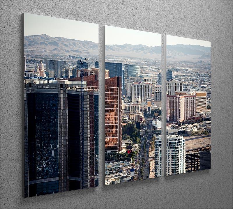 Aerial view of Las Vegas 3 Split Panel Canvas Print - Canvas Art Rocks - 2