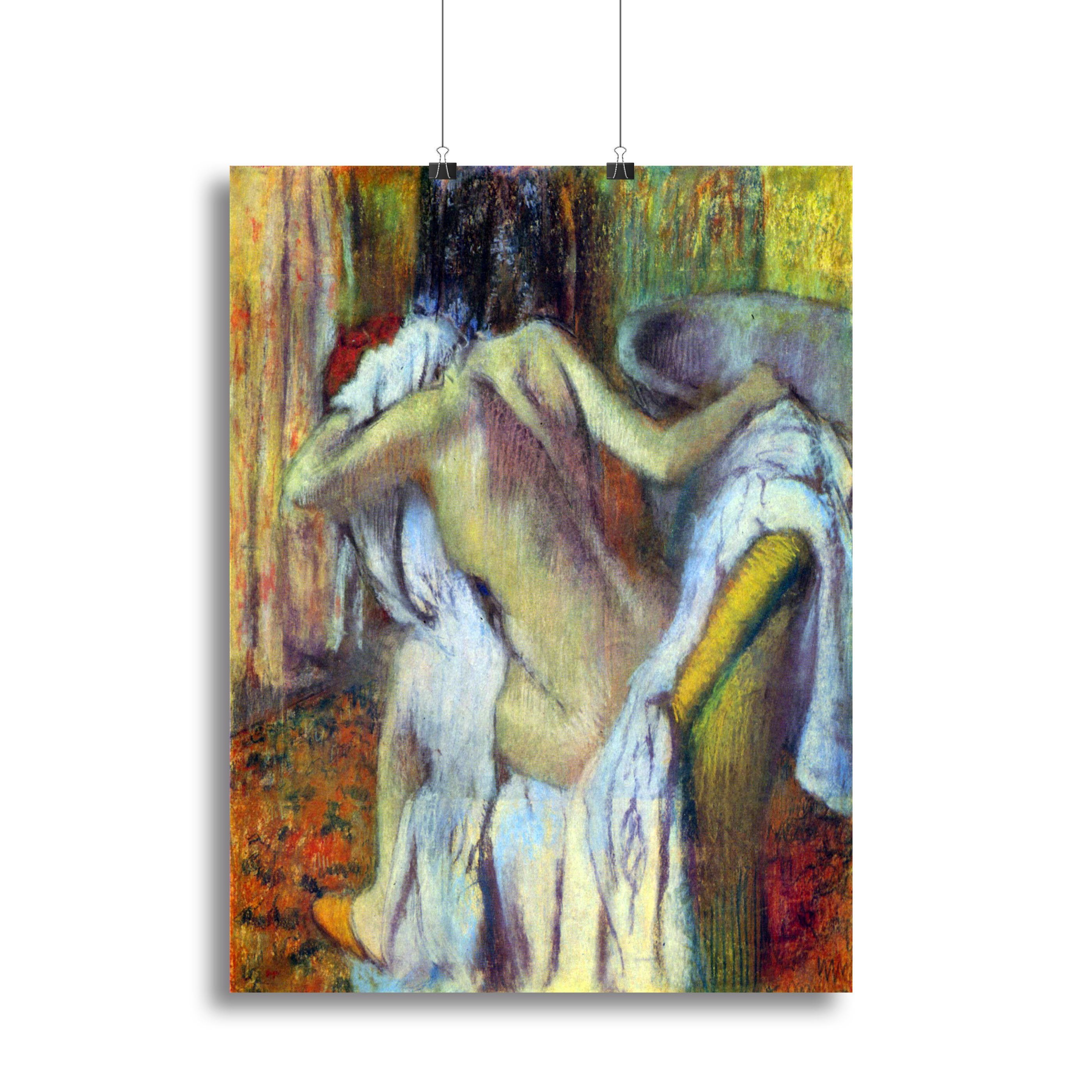After Bathing 4 by Degas Canvas Print or Poster