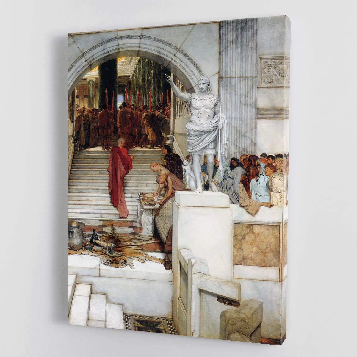 After the Audience by Alma Tadema Canvas Print or Poster