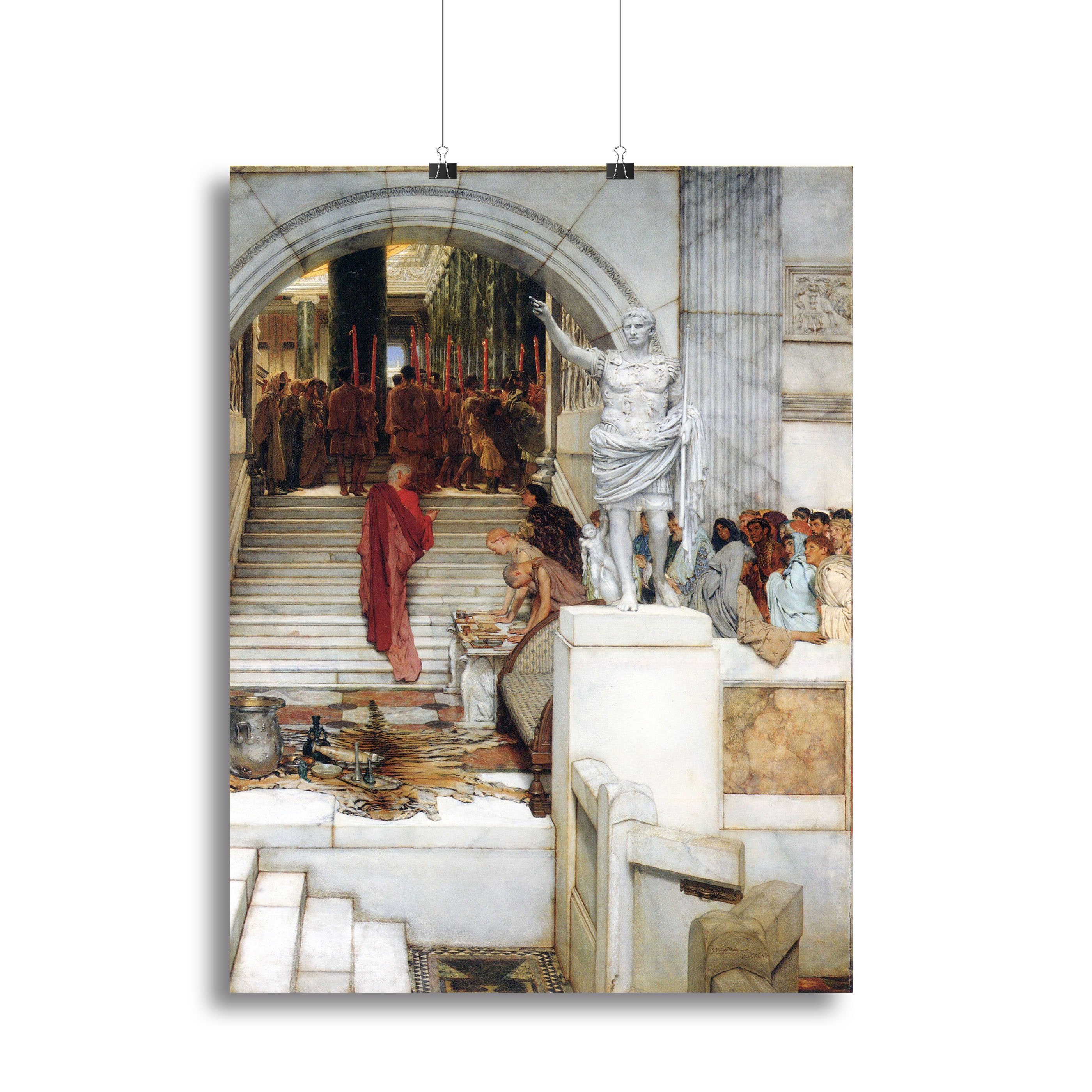 After the Audience by Alma Tadema Canvas Print or Poster