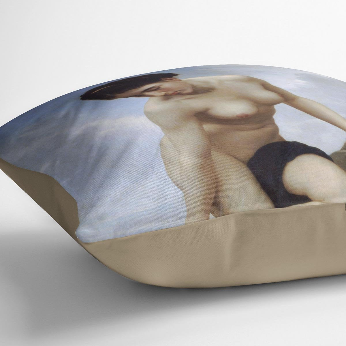 After the Bath By Bouguereau Throw Pillow