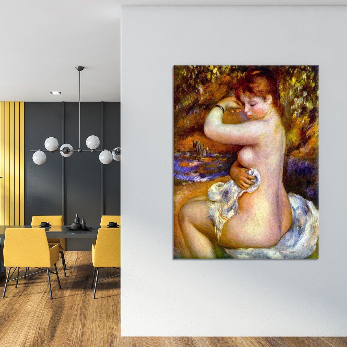 After the bath by Renoir Canvas Print or Poster