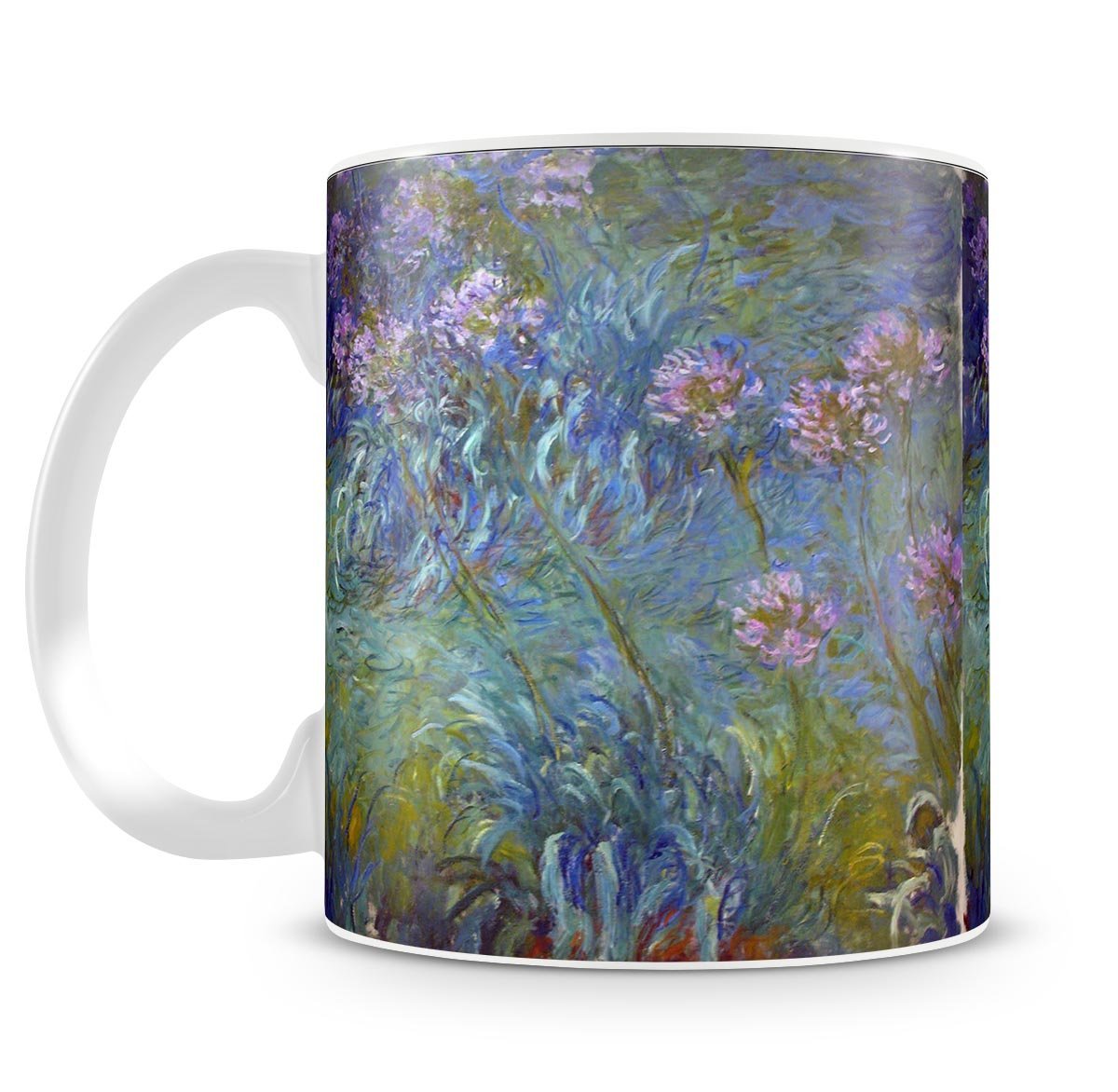 Agapanthus by Monet Mug - Canvas Art Rocks - 4