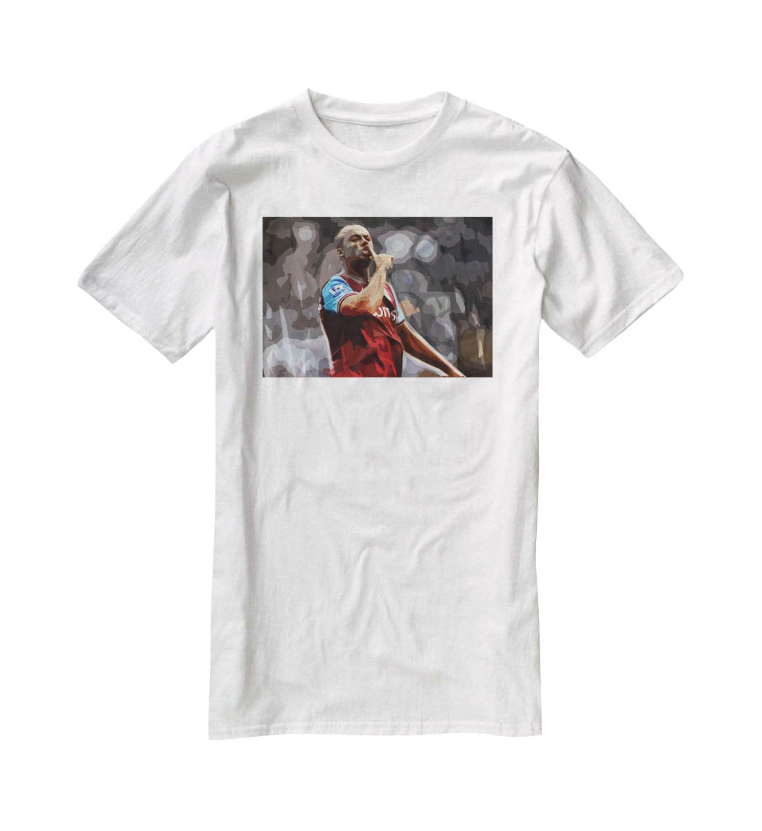 Agbonlahor Aston Villa T-Shirt - Canvas Art Rocks - 5