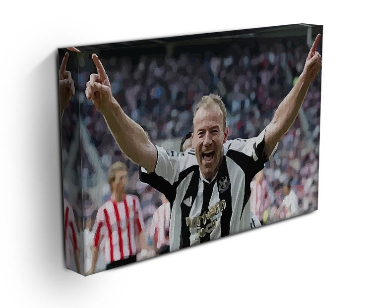 Alan Shearer Print - Canvas Art Rocks - 3