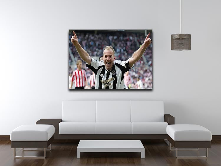 Alan Shearer Print - Canvas Art Rocks - 4