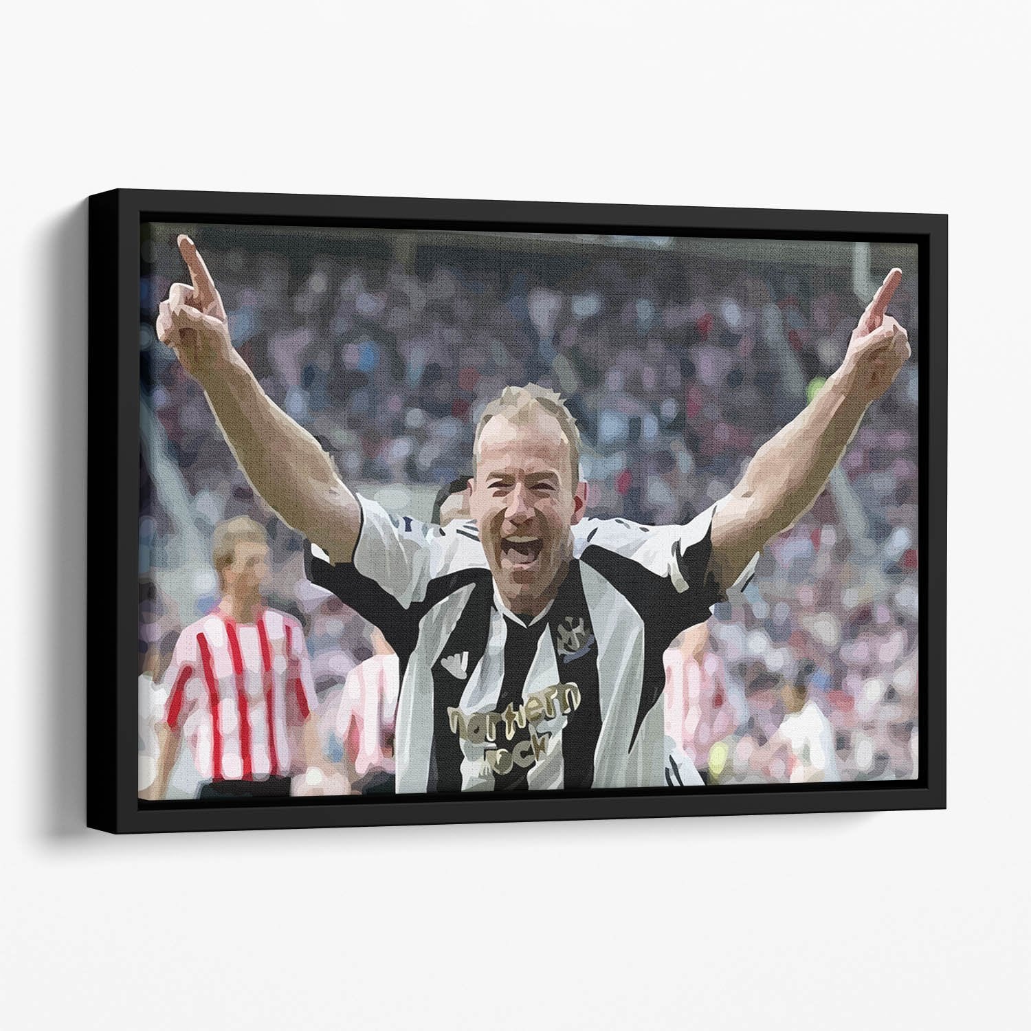 Alan Shearer Floating Framed Canvas