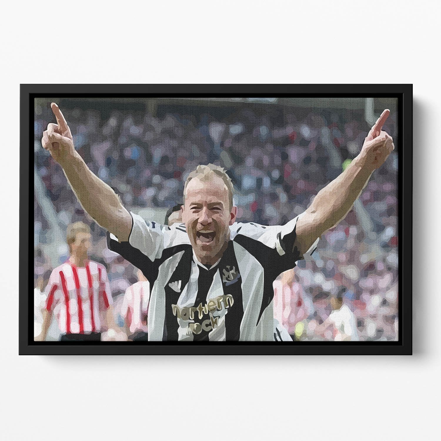Alan Shearer Floating Framed Canvas