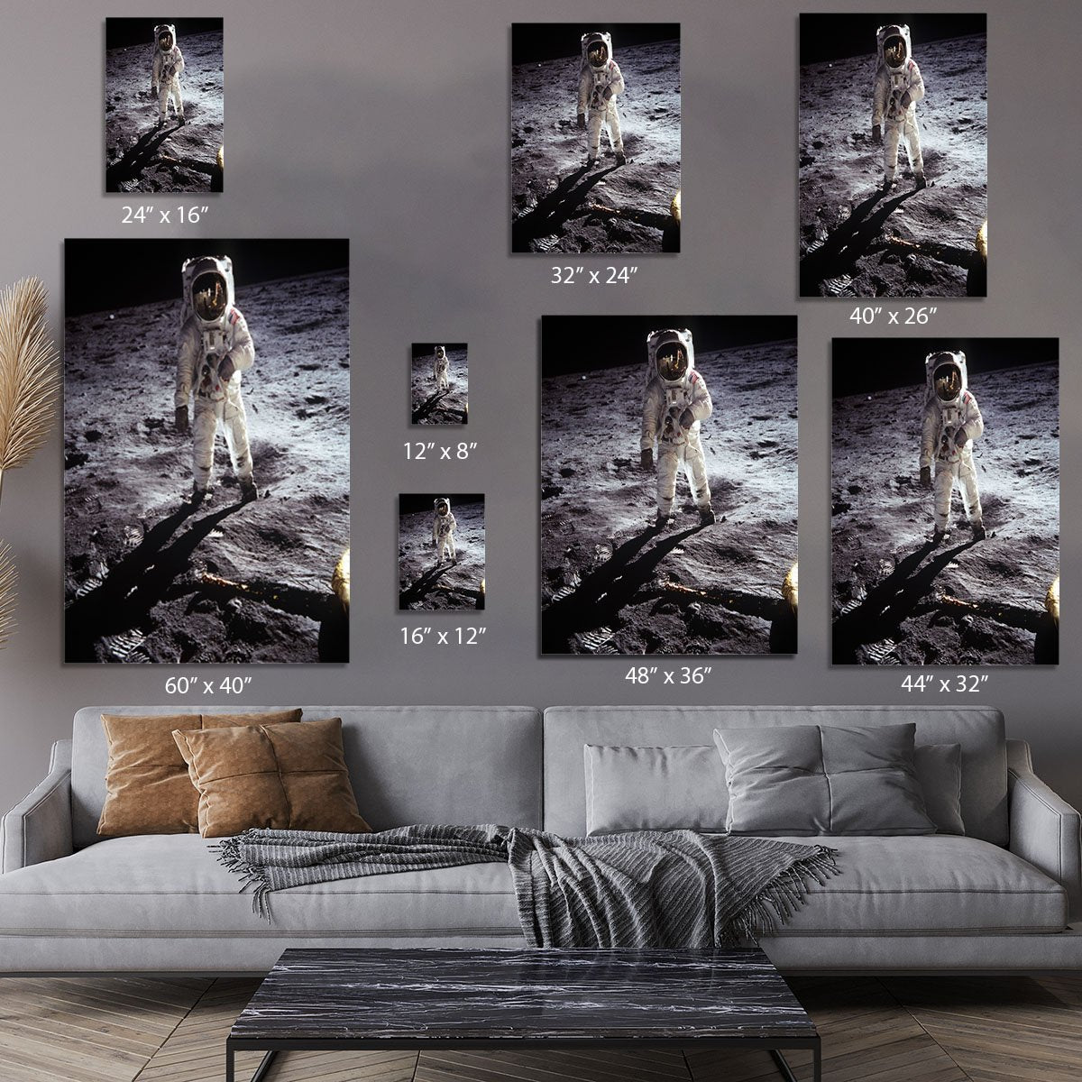 Aldrin Apollo 11 Canvas Print or Poster