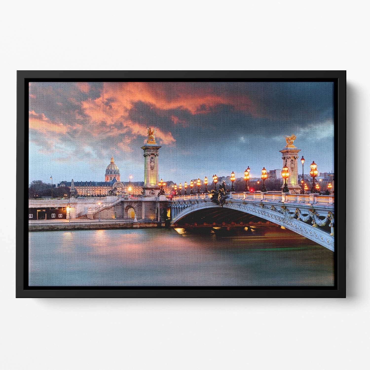 Alexandre 3 Bridge Floating Framed Canvas