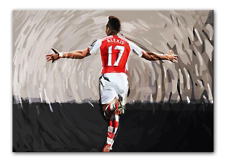 Alexis Sanchez Print - Canvas Art Rocks - 1