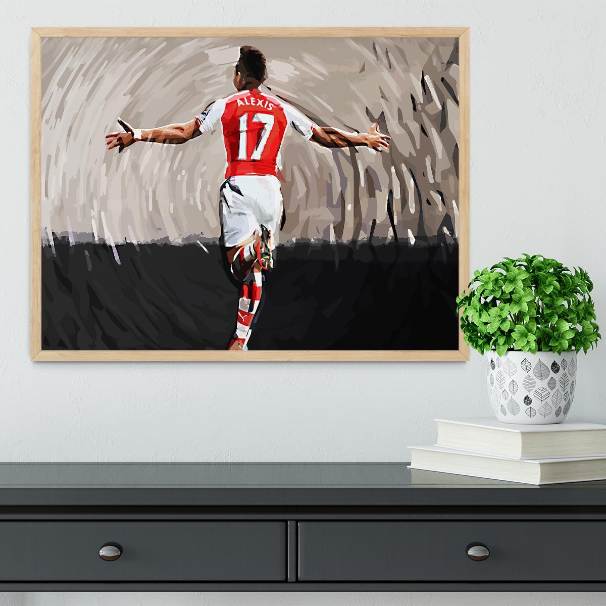 Alexis Sanchez Framed Print - Canvas Art Rocks - 4