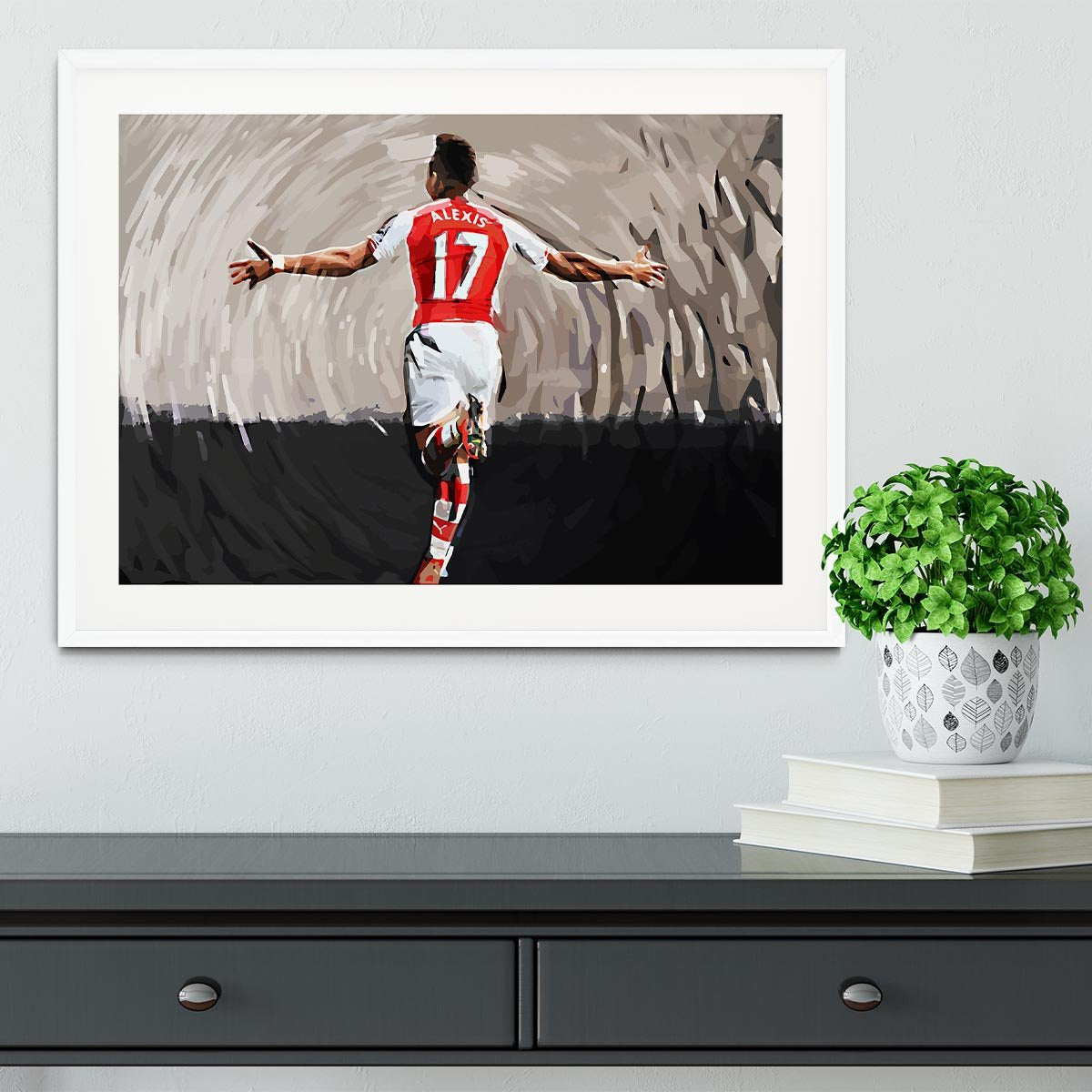 Alexis Sanchez Framed Print - Canvas Art Rocks - 5