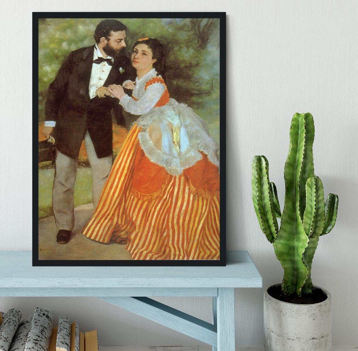 Alfred Sisley by Renoir Framed Print - Canvas Art Rocks - 2