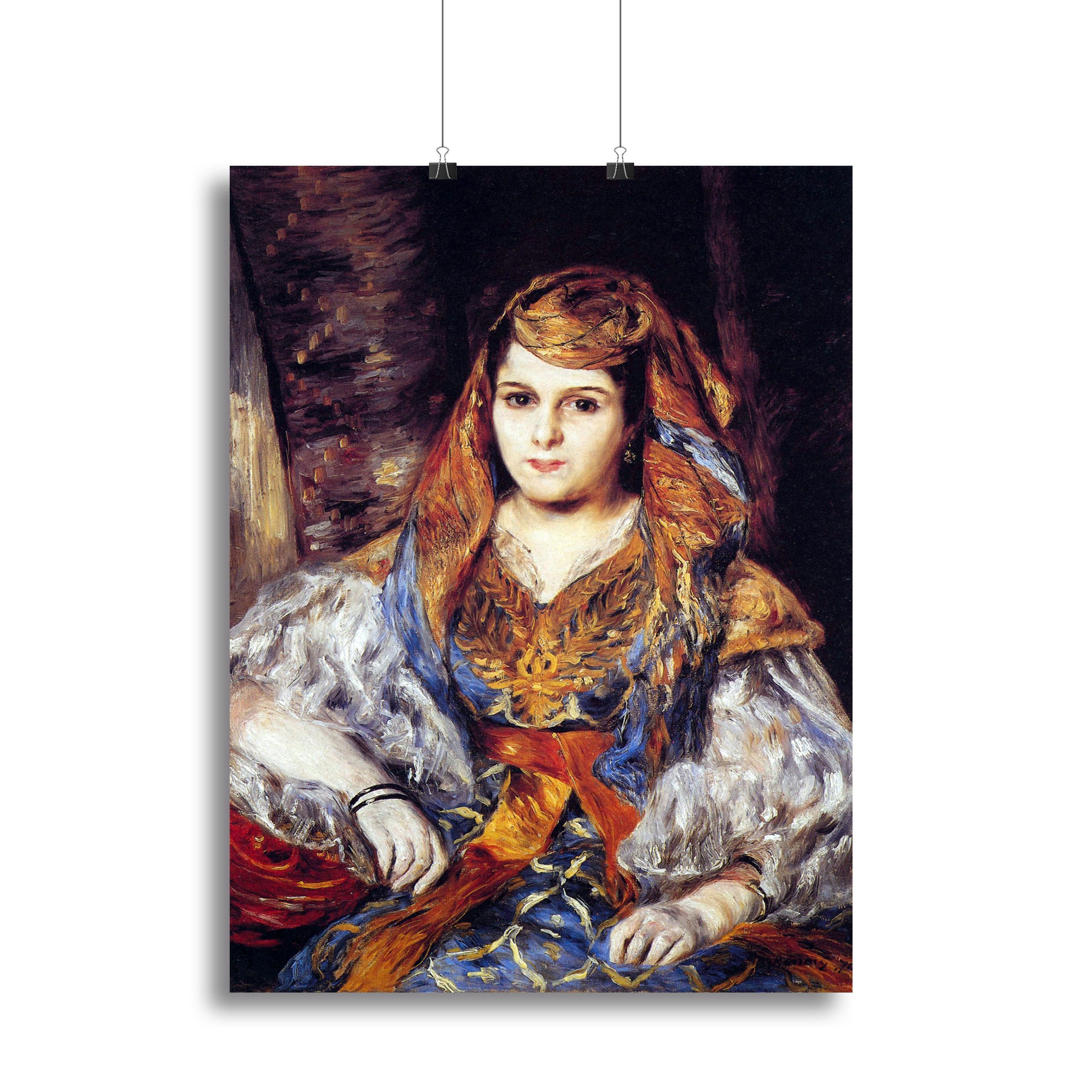 Algerian Woman by Renoir Canvas Print or Poster