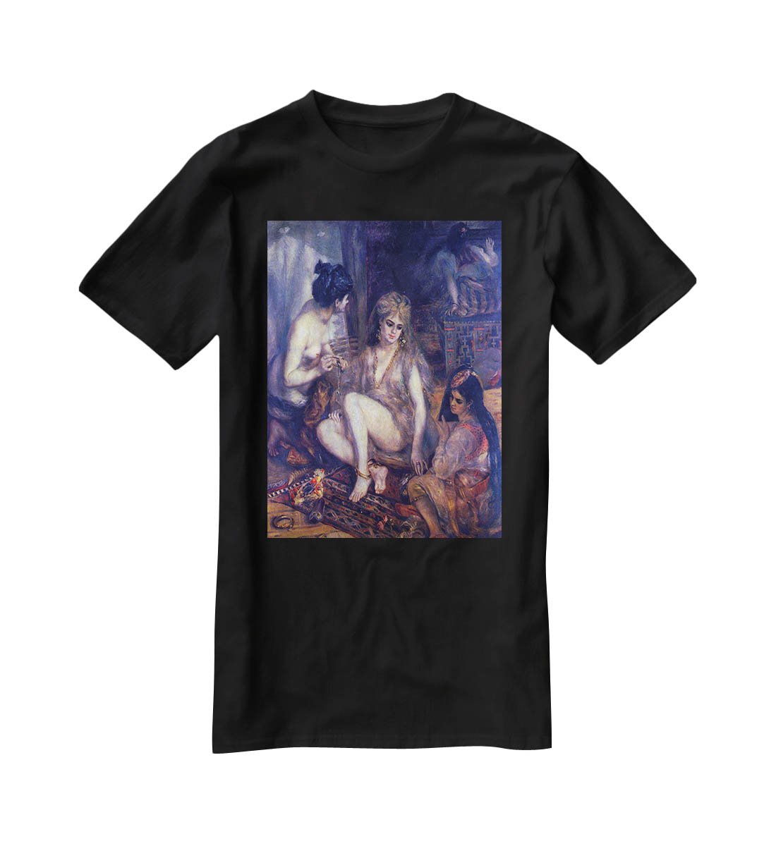 Algerian in Paris dress by Renoir T-Shirt - Canvas Art Rocks - 1
