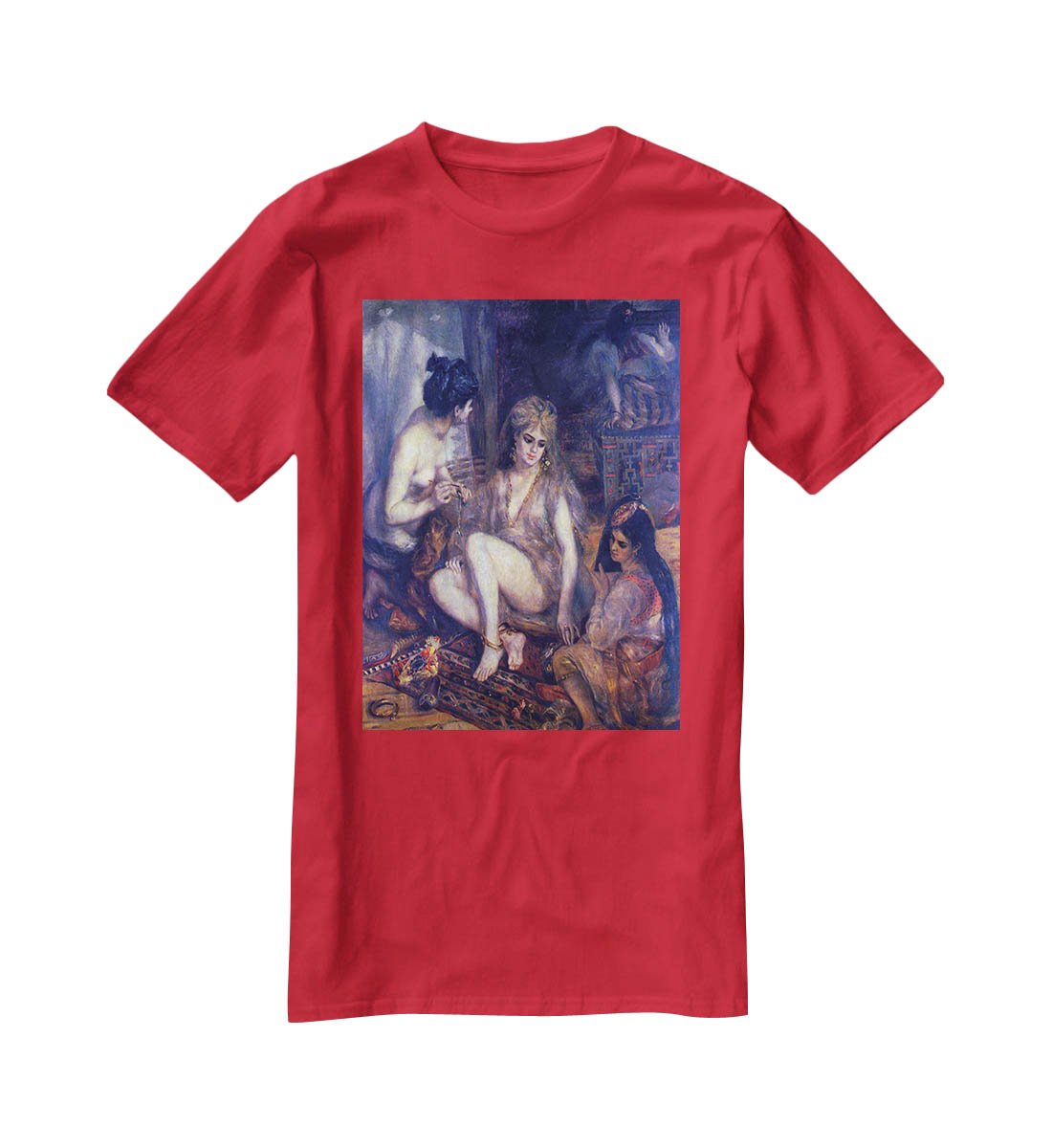 Algerian in Paris dress by Renoir T-Shirt - Canvas Art Rocks - 4