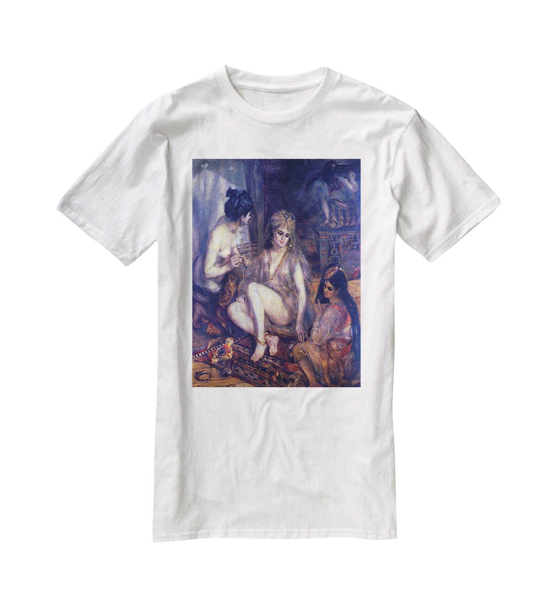 Algerian in Paris dress by Renoir T-Shirt - Canvas Art Rocks - 5
