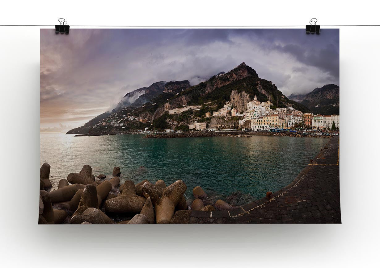 Amalfi Print - Canvas Art Rocks - 2