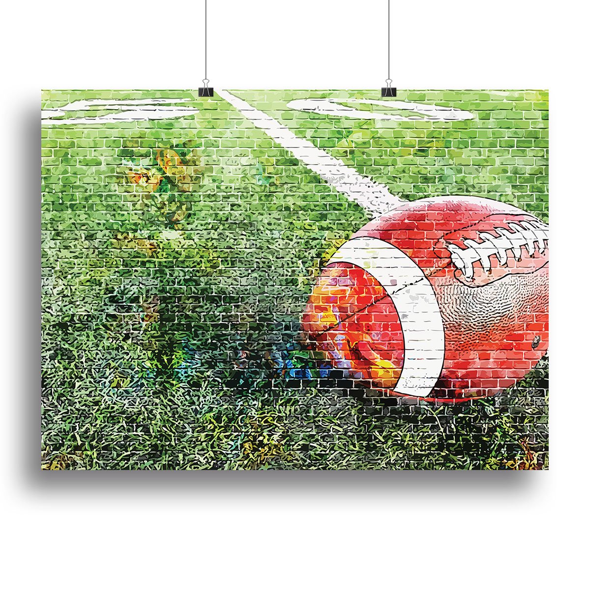 American Football Canvas Print or Poster