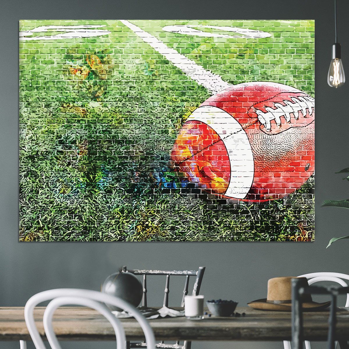 American Football Canvas Print or Poster