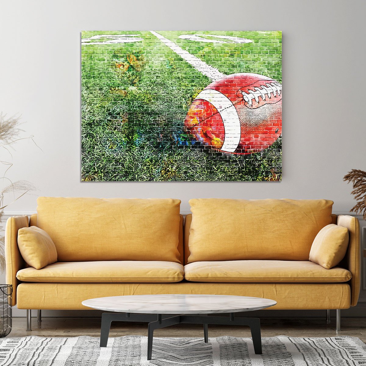 American Football Canvas Print or Poster