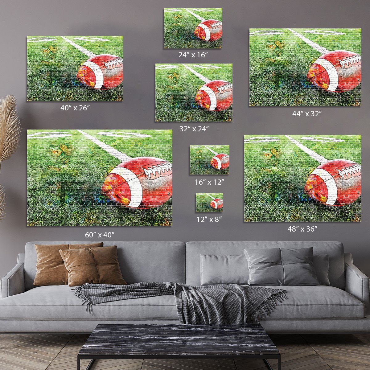 American Football Canvas Print or Poster