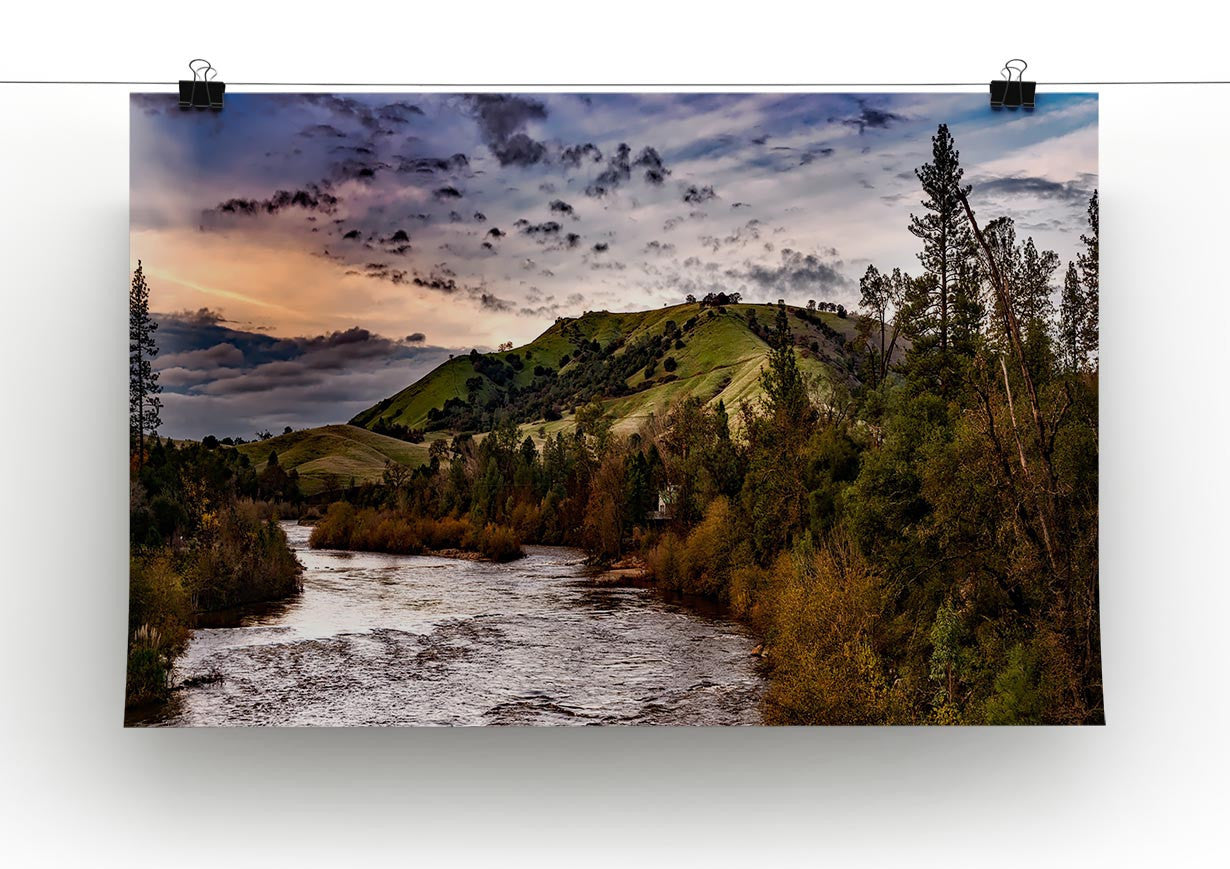 American River Print - Canvas Art Rocks - 2