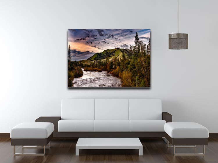 American River Print - Canvas Art Rocks - 4
