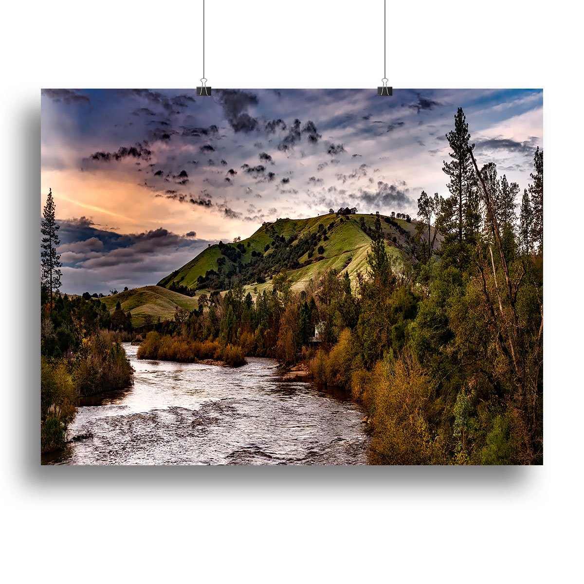 American River Canvas Print or Poster
