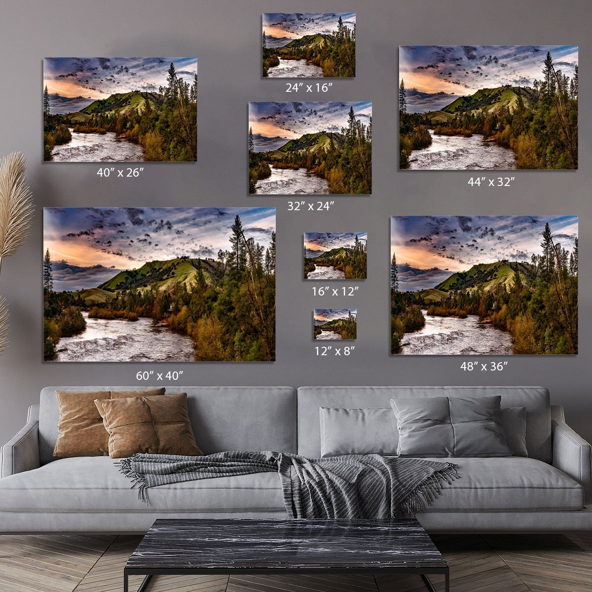 American River Canvas Print or Poster