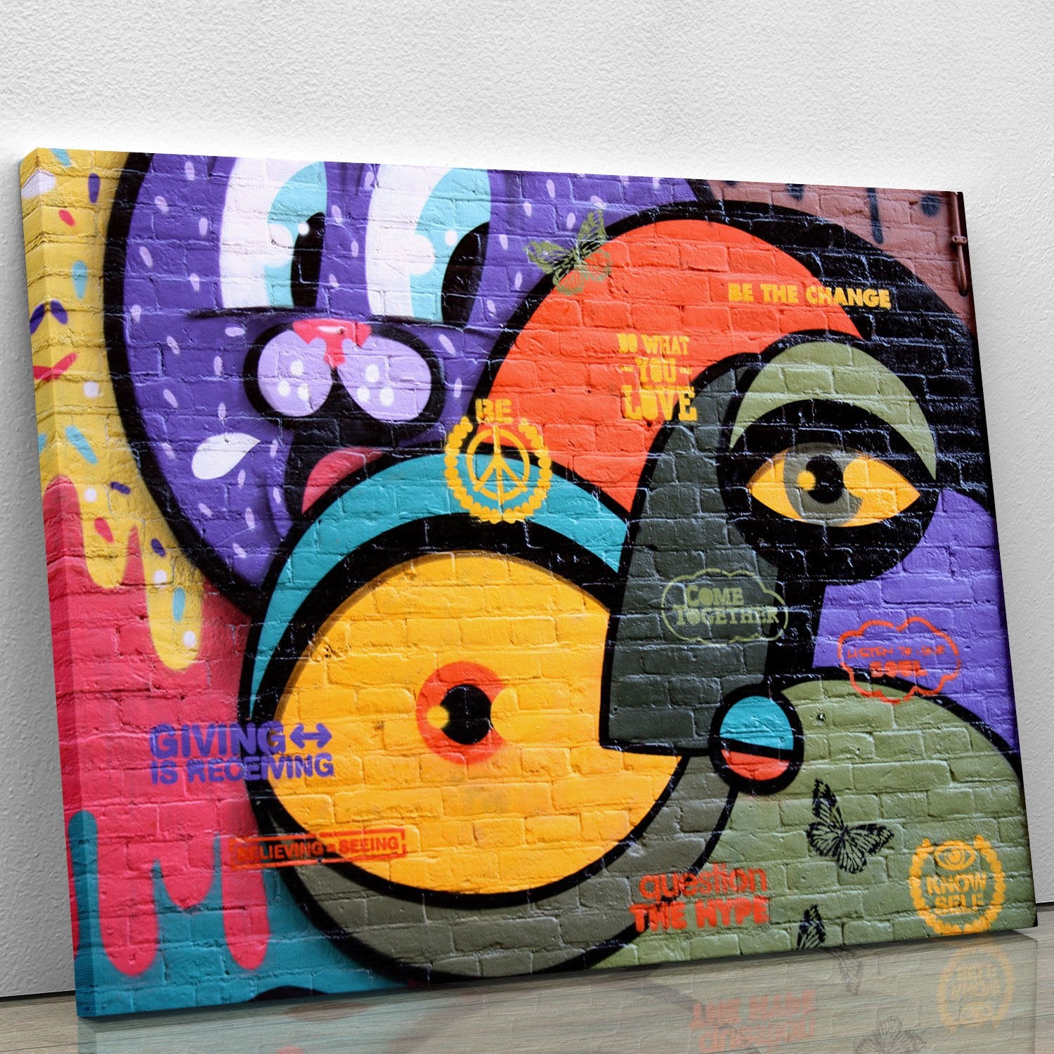 Amsterdam Graffiti Canvas Print or Poster