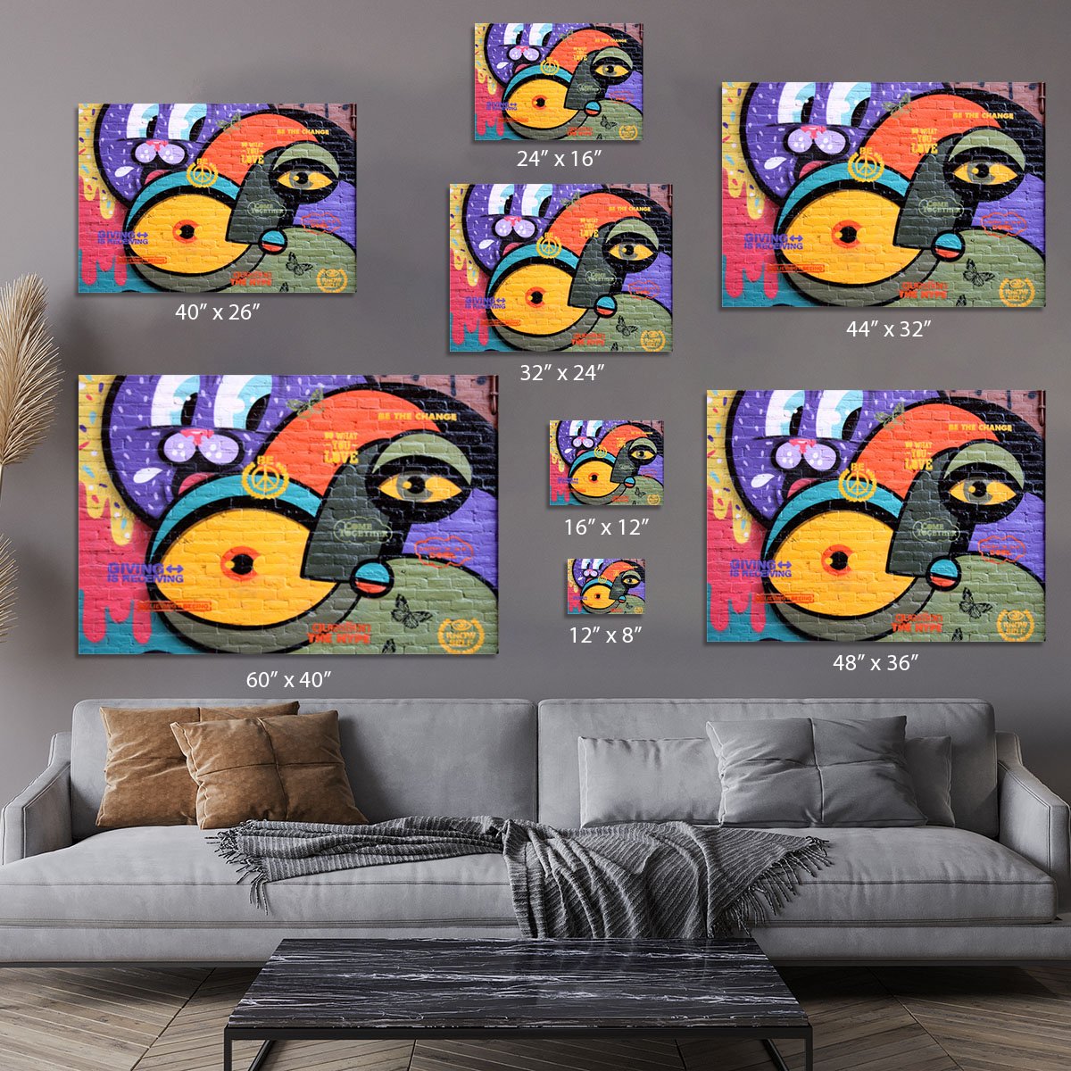 Amsterdam Graffiti Canvas Print or Poster