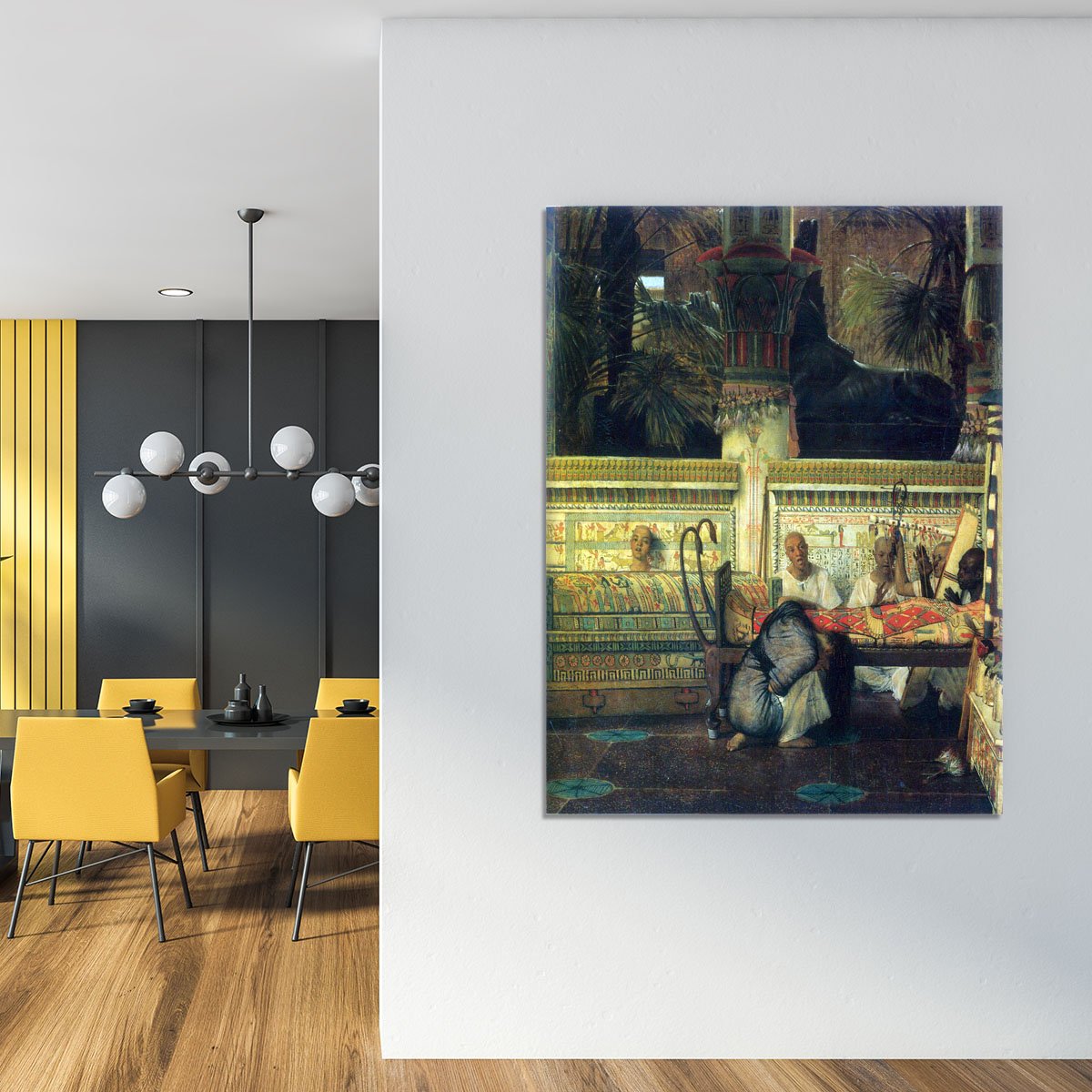 An Egyptian widow at the time of Diocletian detail by Alma Tadema Canvas Print or Poster