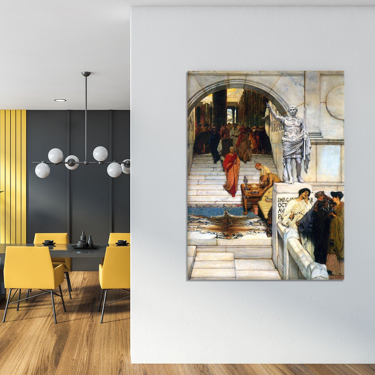 An audience with Agrippa by Alma Tadema Canvas Print or Poster